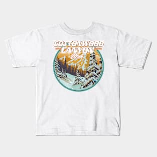 Cottonwood Canyon Utah Kids T-Shirt